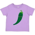 thumbnail image 3 of Inktastic Green Chili Pepper Kawaii Boys or Girls Toddler T-Shirt, 3 of 5