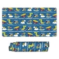 thumbnail image 2 of Balery Dinosaur On The Beach Vacation Mouse Pad ,15.8x29.5 In Large Gaming Mouse Pad Desk Mat Long Non-Slip Rubber Stitched Edges,Waterproof Mousepad Desk Mat For Gamer Office Home, 2 of 9
