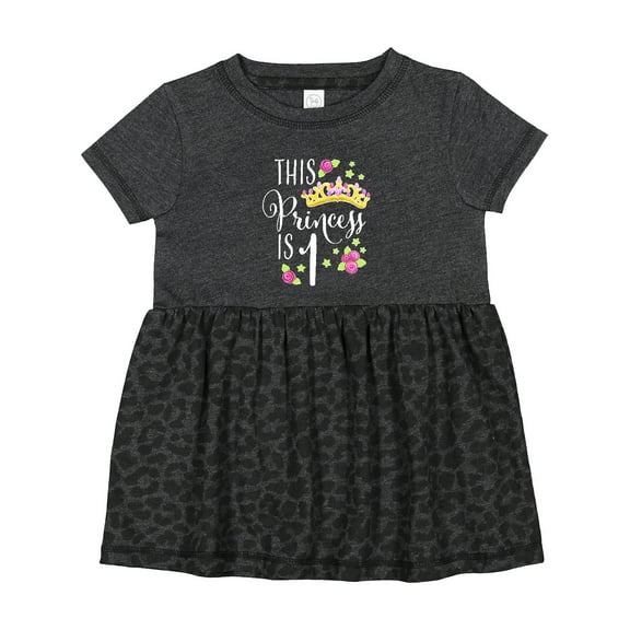 Inktastic This Princess is One First Birthday Girls Baby Dress