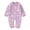 Purple, variant on Baby Jumpsuit Easter Bunny Knit Sweater Romper Long Sleeve Jumpsuit Clothes for Unisex Grey 12 Months-18 Months