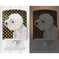 thumbnail image 2 of Caroline's Treasures LH9056CNL Westie Candy Corn Halloween Portrait Ceramic Night Light, 6x4x3", multicolor, 2 of 2