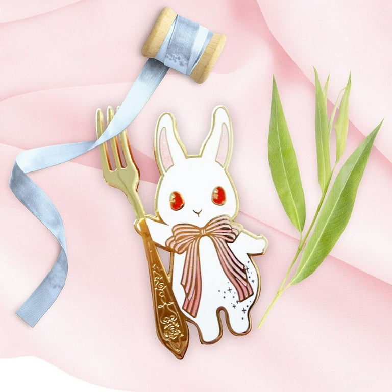 Magic Cartoon Foodie Fork Spoon Pastel Bag Decoration Rabbit