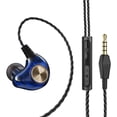 thumbnail image 1 of Auriculares Auriculares manos libres con cable de 3,5 mm Gancho para la oreja Auriculares deportivos portátiles para teléfono con micrófono, Azul Sweethay EL004954-02, 1 of 2