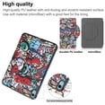 thumbnail image 5 of Tarise Case for iPad 10th Generation 10.9 inch 2022 Slim Thin Lightweight Stand Tri-fold Smart Cover with Auto Wake/Sleep PU Leather Hard PC Back Shockproof Case for iPad 10th Gen, Graffiti Doodle, 5 of 9