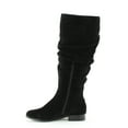 thumbnail image 6 of womens steve madden beacon tall slouch boots, black suede, 6 of 8