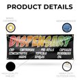 thumbnail image 3 of Dispensary CBD Pre Rolls Edibles Banner Sign 24 Inch x 72 Inch | 13 oz Vinyl with Metal Grommets | Heavy-Duty Single-Sided Outdoor Durable Printed High-Quality Weatherproof | Made in, 3 of 6