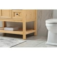 thumbnail image 5 of 42 inch single bathroom vanity in natural wood, 5 of 8