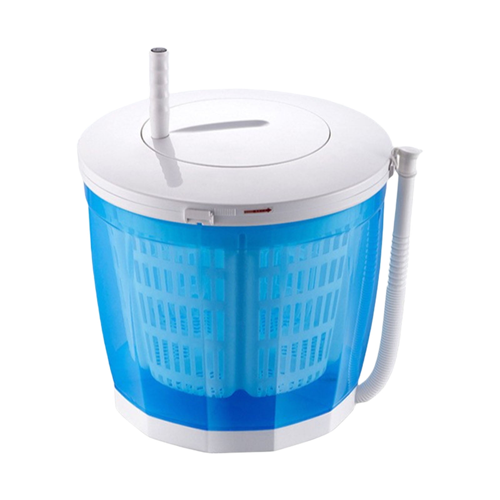 Manual Clothes Washer with Detachable Spins Dryer Lightweight Washing Machine Portable Clothes Cleaner for Camping Use