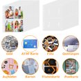 thumbnail image 4 of 50 Pcs Dossier de Carte Double Face - 6 Trous 4 Compartiments Trois Pouces, 4 of 7