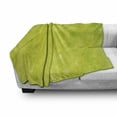 thumbnail image 3 of Lime Green Soft Flannel Fleece Blanket, Grunge Hazy Color Background with Scattered Blurry Shade Effects Mystic Print, Cozy Plush for Indoor and Outdoor Use, 50" x 60", Apple Green, by Ambesonne, 3 of 6