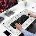 thumbnail image 2 of Long Mouse Pads for Desk,Pioneer Flower Floral Print Pattern Desk Mats on Top Of Desks, Desk Mouse Pad Extra Large with 3mm Non-Slip Base and Stitched Edge for Gaming,Office,Work,Home 31.5"x15.7", 2 of 6