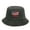Green, variant on Unisex Bucket Hats USA Flag Embroidered Breathable Blend Portable Packable Washed Sun Protection Cap
