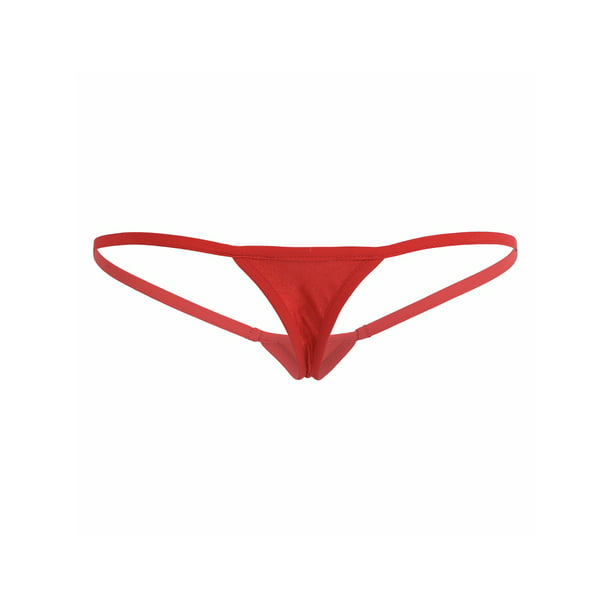 Iefiel Women Sexy Micro G String Tiny Thong Underwear