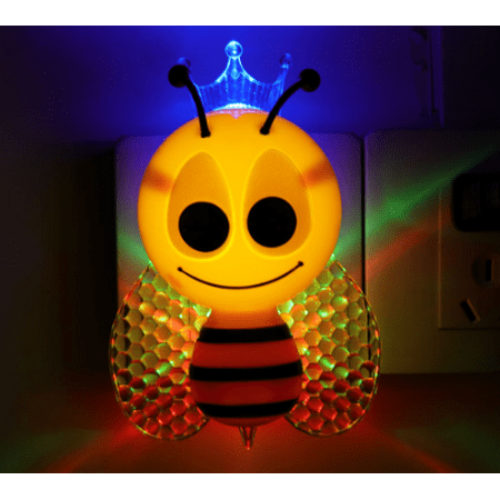 

Toyella Cartoon LED Night Lamp Bee EU plug