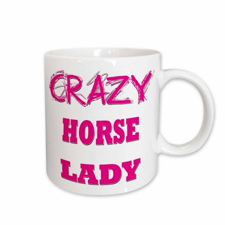 

3dRose Crazy Horse Lady Ceramic Mug 15-ounce
