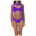 thumbnail image 1 of Ensemble de Lingerie Aguichant pour Femmes, Manches Longues Incrustées de Diamants, Ajusté, Ensemble de Lingerie Ajouré, Combinaisons, Lingerie Aguichant pour Femmes, 1 of 2