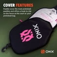 thumbnail image 5 of ONIX Pickleball Pro Team Paddle Cover — Pink/Black, 5 of 5