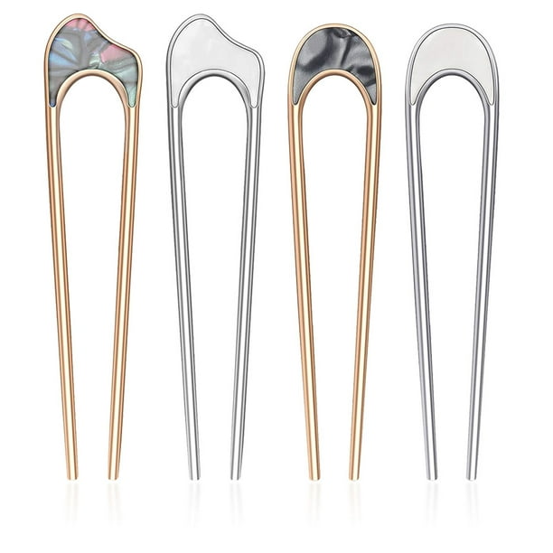 unbranded 4Ud Horquillas U Para Peinados Con Moño Accesorios French Hair Pins Y Ligeros