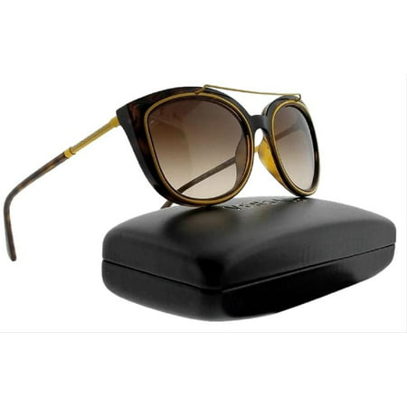 Versace VE4336-10813-56 Oval Womens Tortoise Frame Brown Lens Genuine Sunglasses