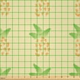 thumbnail image 2 of Ambesonne Vintage Fabric by the Yard Microfiber, Watercolor Pineapple, 5 Yards, Orange Pale Yellow Green, 2 of 2
