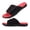 Black/Red, variant on ONCAI Mens Sandals Adjustable Straps Orthotic Plantar Fasciitis Open Toe Athletic Sport Slides with Soft Comfy Arch Support Footbed Black Size 9