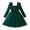 Green, variant on Razzly Child Girls Long Sleeve Dress with Bow Star Sequin Netting Holiday Party Formal Occasion Winter Fall Outfit for Toddler Kids 3-7 Years(Green,6-7 Years)