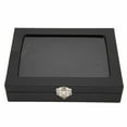 thumbnail image 3 of Pin Display Case,Orderly Storage Transparent Dustproof Black Badge Storage Box for Home Jewelry Store,Military Medals, Beach Tags, Jewelry Pins, Insignia Ribbons[S], 3 of 9