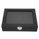 thumbnail image 1 of Vitrina de Pin, almacenamiento ordenado, caja de almacenamiento de insignia negra transparente a prueba de polvo para joyería del hogar S, 1 of 10