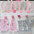 thumbnail image 3 of CNKOO Warm White Alphabet Light Led Letter Light Sparkling Led Glitter Alphabet Sign Hanging Hole Night Light for Party Wedding, 3 of 5