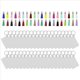 thumbnail image 3 of Juego de 160 llaveros en blanco para sublimación, llaveros en blanco para transferencia térmica, borlas de llavero, MDF, rectangular en blanco, 3 of 5