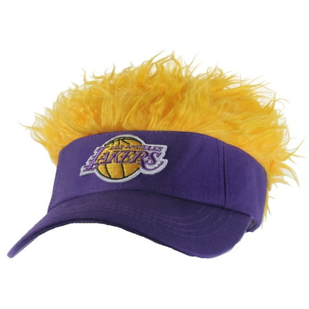 LOS ANGELES LAKERS VISOR - Purple Flair Hair - NBA TEAM