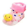 thumbnail image 3 of Baby Shoes Size M For 12 Months-24 Months Boys Socks Anti- Stereoscopic 3D Cartoon Floor Kids Sneakers Pink, 3 of 5