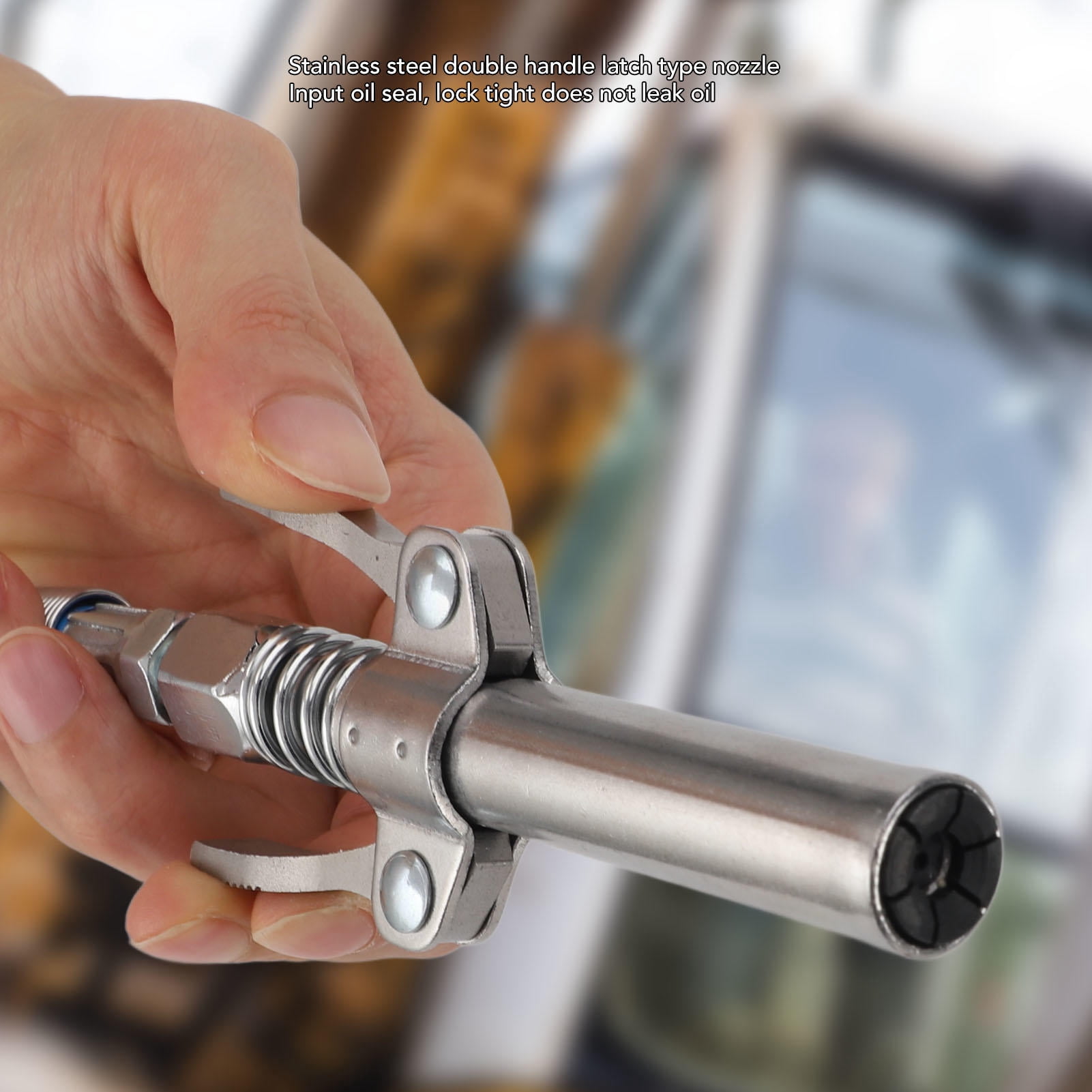 Xirurus Durable Locking Grease Gun Coupler Kit – High‑Pressure Manual, Pneumatic & Electric Oil Injection Adaptor