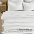 thumbnail image 3 of EVERGRACE Cotton Sateen Quilt Set Queen Size, Pre-Washed Cotton Channel Stitch Coverlet Bedspread, 3 Pieces Lightweight Soft Bedding Sets for All Season, with 2 Pillow Shams, Bright White, 3 of 8