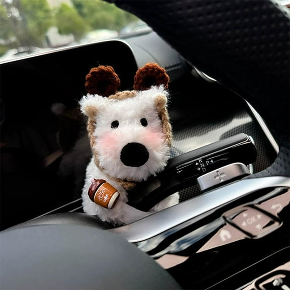 Plush Cute Puppy-Style Car Interior Decorations for Beautifying Car and Enhancing Driving Safety
