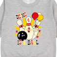 thumbnail image 3 of Inktastic Cute Bowling Pin 4th Birthday Toddler Sweatshirt, 3 of 4
