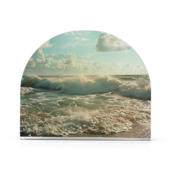 Beach Ocean Sky Napkin Holders for Tables Napkin Stand Paper Holder Organizer Tabletop Tissue Box Dispenser