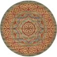 thumbnail image 1 of Unique Loom Palais Sud-Ouest Tapis 6' x 6' Rond Bleu Clair/tan, 1 of 1