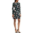 thumbnail image 2 of American Living Womens Floral Layered Dress, Black, 12, 2 of 2