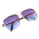 thumbnail image 5 of Gafas de sol modernas con montura de metal, ergonómicas, antideslizantes, ajustables, con protección UV para hombres y mujeres, 5 of 15