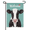 Garden Flag-1, variant on Portrait Black And White Cow Welcome Garden Flag 12×18in Double Sided Linen Polyester Blue Background Heart Design UV Protected Fade Resistant Weatherproof Decor For House Home Outdoor Yard Patio