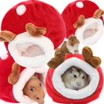 thumbnail image 4 of Comfortable Cotton Resting Bed Plush Enclosed Cats Nests Warm Cats Hideaways for Small Dog and Cats Indoors L, 4 of 4