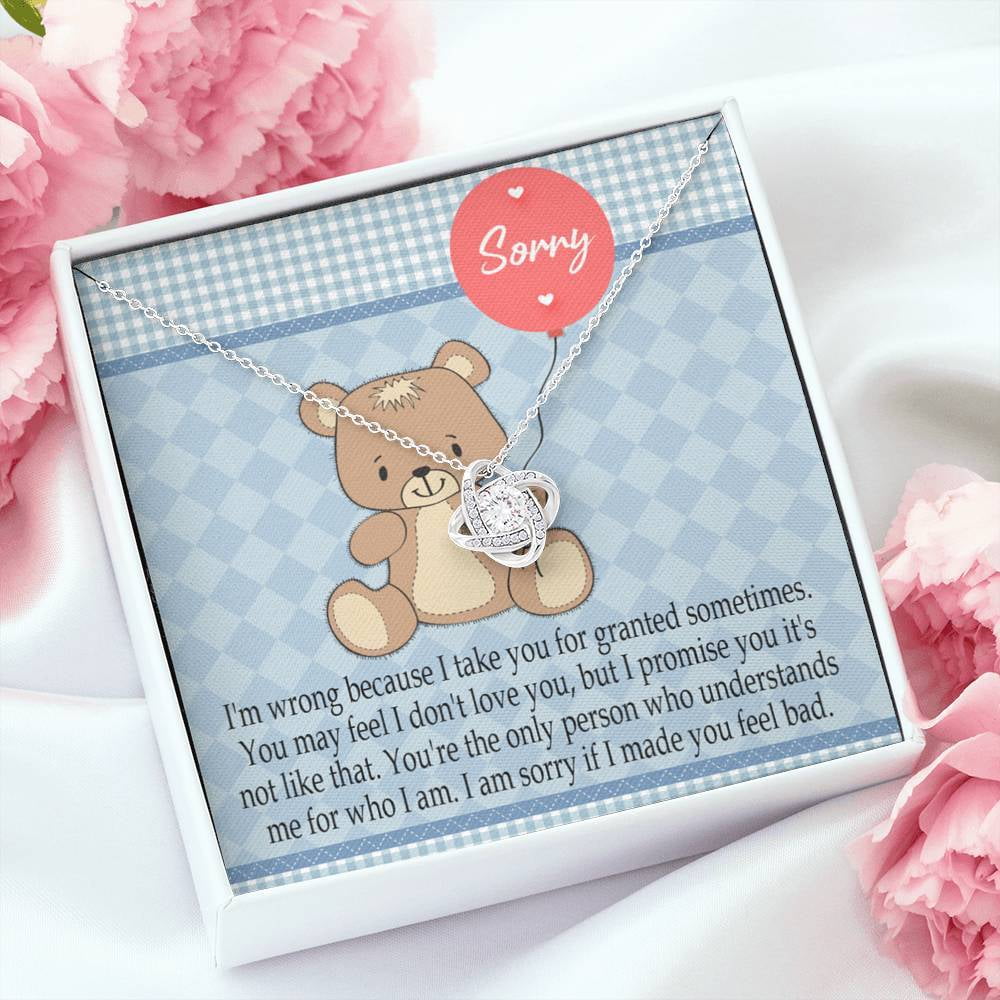 Express Your Love Gifts Apology Gift For Her I M Wrong Love Knot Necklace Forgive Me Keepsake Gift Walmart Com Walmart Com Express Your Love Gifts Apology Gift For Her I M Wrong Love Knot Necklace Forgive Me Keepsake Gift Walmart Com Walmart Com