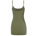 thumbnail image 2 of A2Y Women's Seamless Adjustable Basic Strap Camisole Light Olive SM, 2 of 5