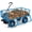 900 pounds | Blue, variant on Steel Yard Cart 900 lbs Load Capacity, Heavy Duty Garden Pull Wagon for Lawn Care, Green
