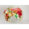 Transparent 16 Inch Inflatable World Globe