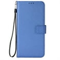 thumbnail image 3 of ELEHOLD Leather Wallet Case for Samsung Galaxy Z Fold 5 Folio Case with Card Slot Holder Magnetic Clasp Wrist Strap Shockproof Scratch-Resistant Case for Galaxy Z Fold 5 2023,Blue, 3 of 8
