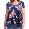 thumbnail image 1 of HSHDLDF Plus Size Swing Lace Flowy Tank Top for Women, 1 of 5