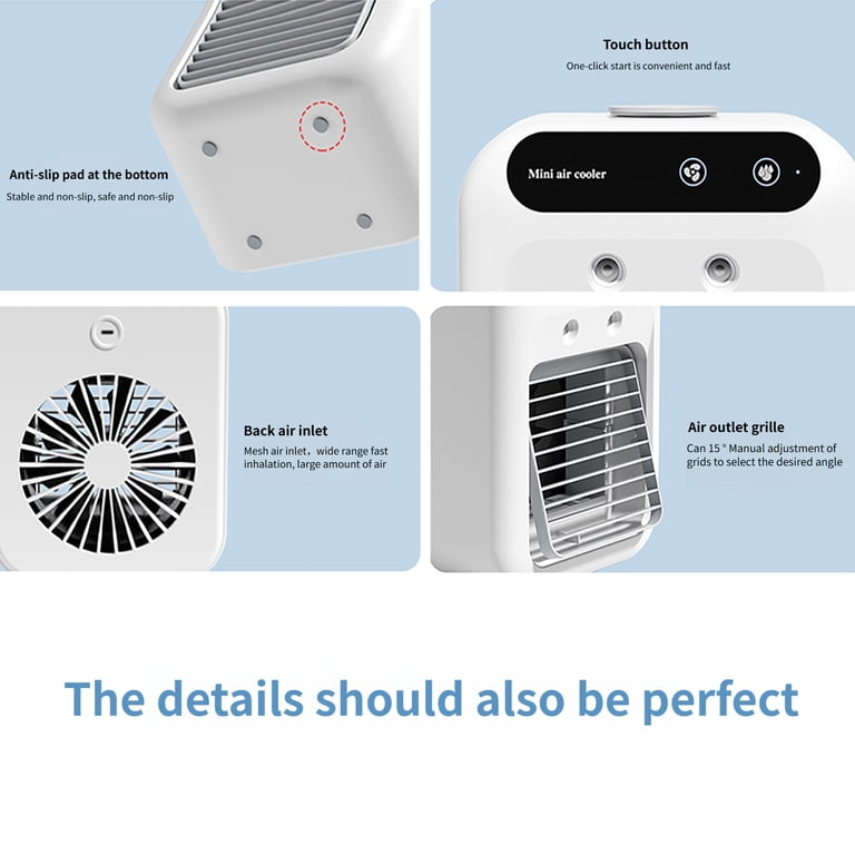Amybaby Portable Cooling Mist Fan, USB-C Rechargeable photo 4