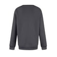thumbnail image 3 of Ladies Christmas Sweatshirts Long Sleeve Christmas Tree Graphic 2025 Funny Cute Xmas Crewneck Pullover Dark Gray Large, 3 of 4